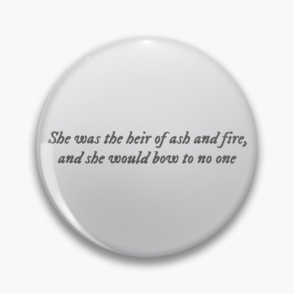 Item preview, Heir of Fire quote designed and sold by percqbeths.