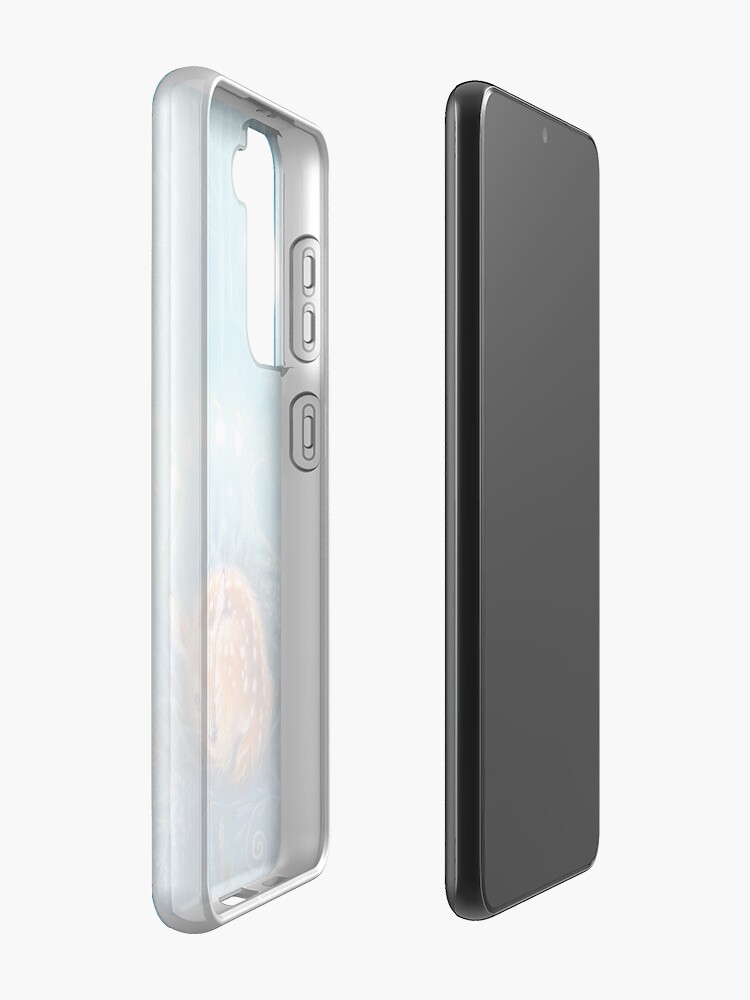 Alternate view of Cute dreaming deer by Maria Tiqwah Samsung Galaxy Phone Case