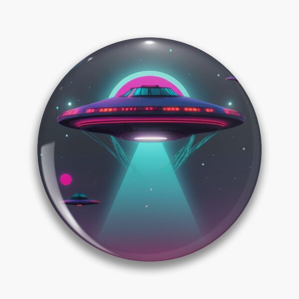 Item preview, Synthwave UFO designed and sold by RESToRAPTOR.