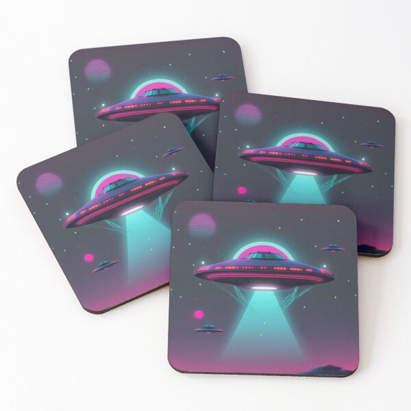 Item preview, Synthwave UFO designed and sold by RESToRAPTOR.