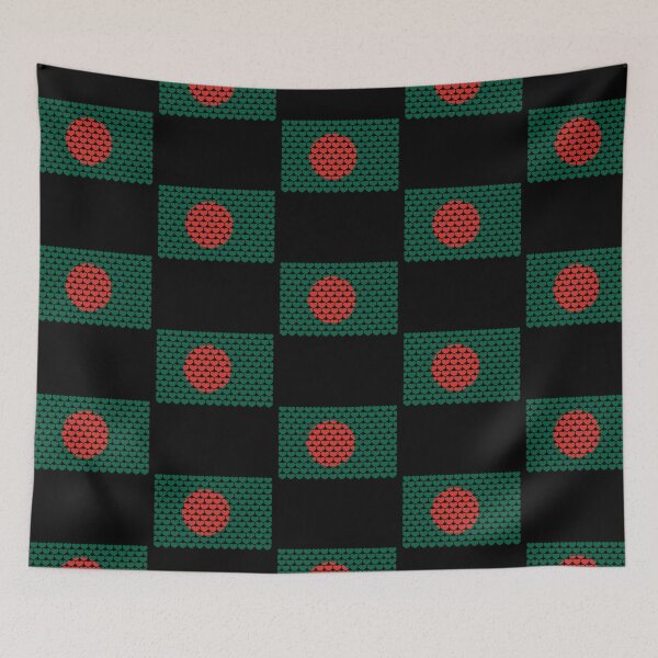 Item preview, Bangladesh Flag of Hearts designed and sold by dezanli.
