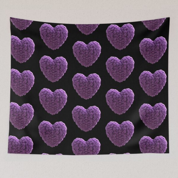 Item preview, Purple Flowers Heart designed and sold by Digiheart.