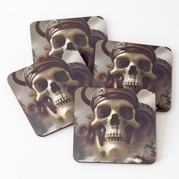 Item preview, Skullpirate / The Pirate Skull designed and sold by TAOZ-ART.