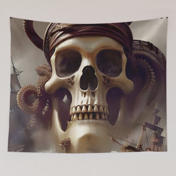 Item preview, Skullpirate / The Pirate Skull designed and sold by TAOZ-ART.