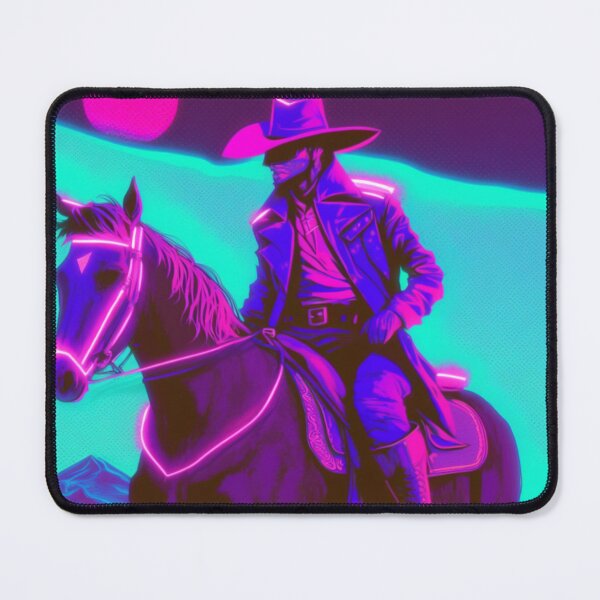 Item preview, Synthwave cowboy designed and sold by RESToRAPTOR.