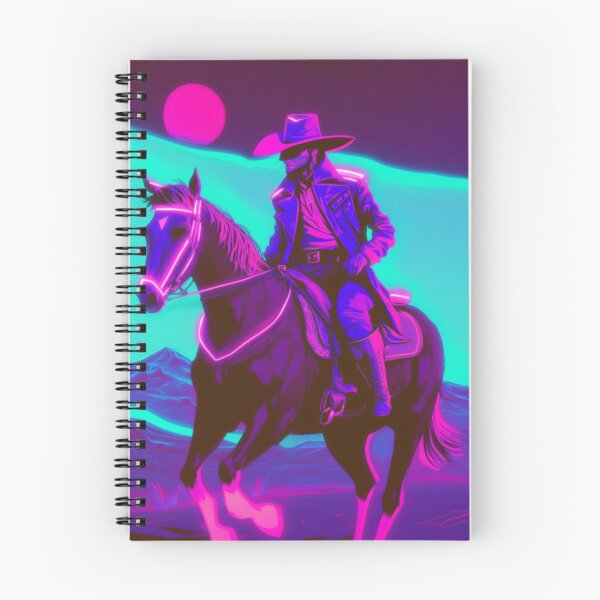 Item preview, Synthwave cowboy designed and sold by RESToRAPTOR.