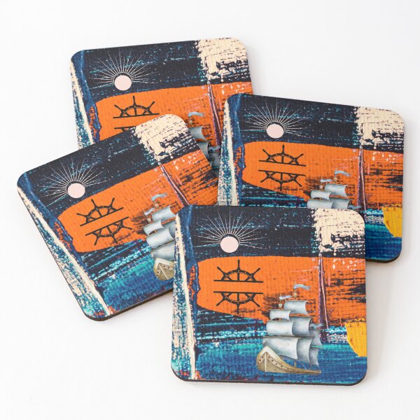 Item preview, Vintage Sail Boat -Abstract designed and sold by tomorrowsart.