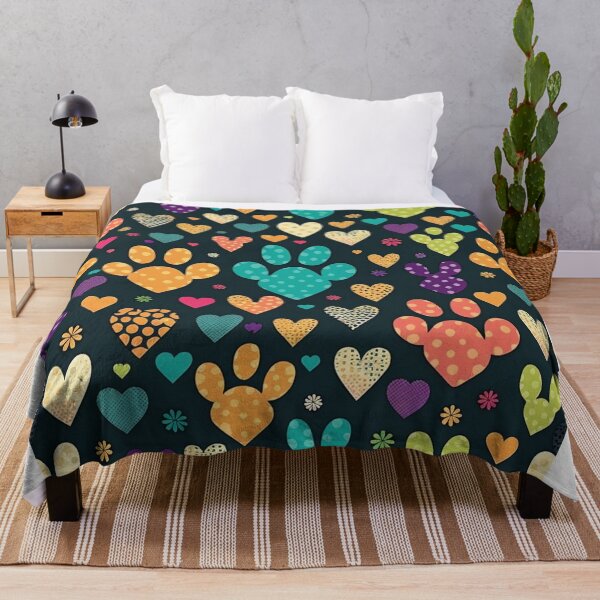 Item preview, Colorful Abstract Heart Paw Print Dog Food Water Bowl Design designed and sold by Kplayzz2009.