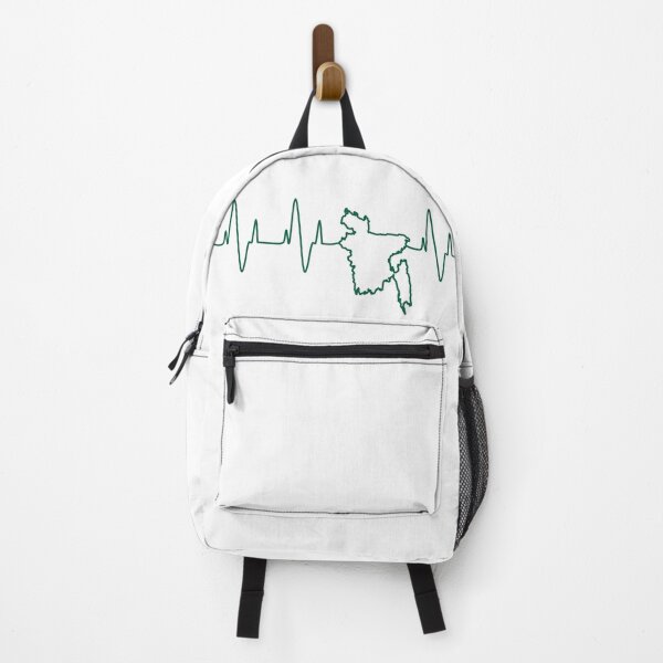 Item preview, Heartbeat Pulse Bangladesh Map (Green design) designed and sold by dezanli.