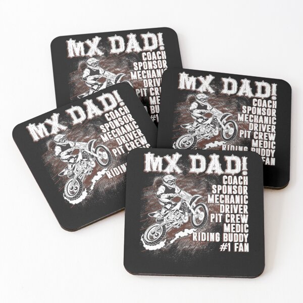 Item preview, MX Dad Coach Sponsor Mechanic Driver Riding Buddy Dirt Bike designed and sold by henryjunmille.