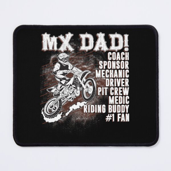 Item preview, MX Dad Coach Sponsor Mechanic Driver Riding Buddy Dirt Bike designed and sold by henryjunmille.