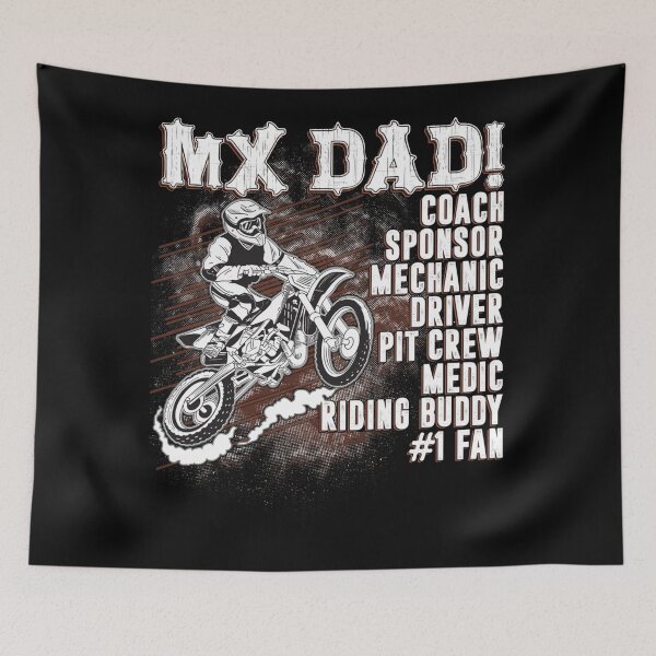 Item preview, MX Dad Coach Sponsor Mechanic Driver Riding Buddy Dirt Bike designed and sold by henryjunmille.