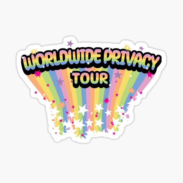 Vista previa del artículo con la obra «Tour mundial de privacidad», diseñado y vendido por Chuchuro.