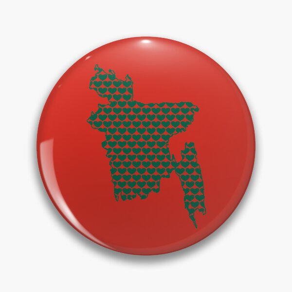 Item preview, Bangladesh Green Map of Hearts designed and sold by dezanli.