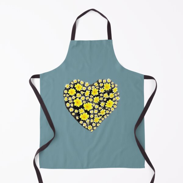 Artikelvorschau, Yellow Flowers Heart entworfen und verkauft von Digiheart.