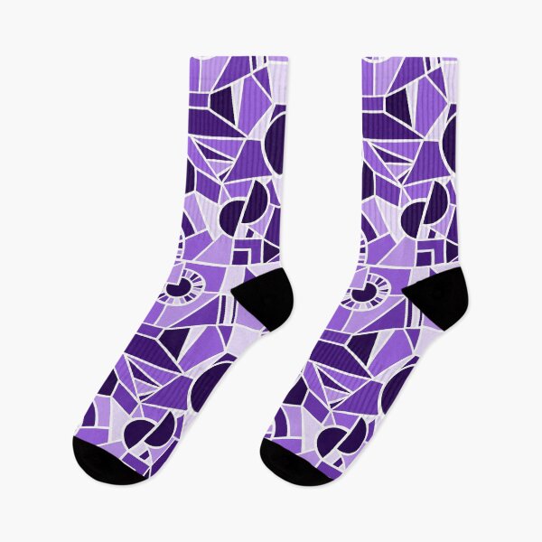Artikelvorschau, Purple Quirky Shaped Geometric Patterns entworfen und verkauft von SemDesigns1.
