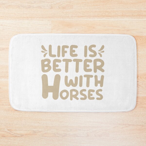 Item preview, Cute Life Is Better With Horses Horseback Riding designed and sold by jaftees.
