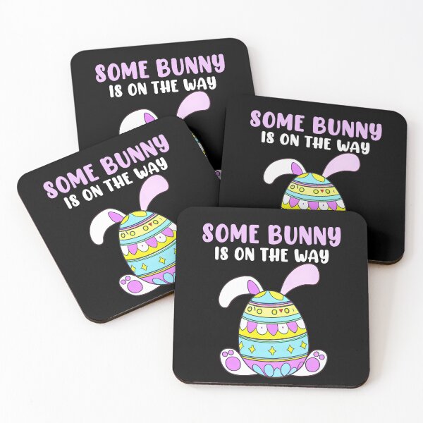 Item preview, Easter bunny eggs pregnancy party some bunny is on the way Gift designed and sold by TMelonShop.