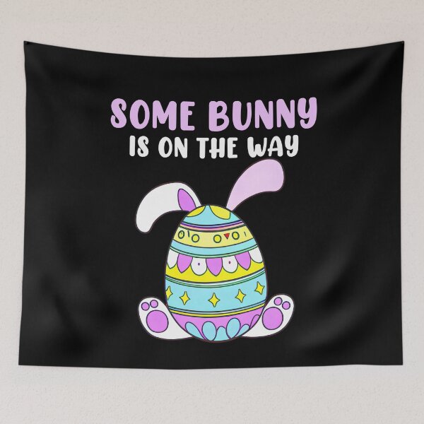 Item preview, Easter bunny eggs pregnancy party some bunny is on the way Gift designed and sold by TMelonShop.