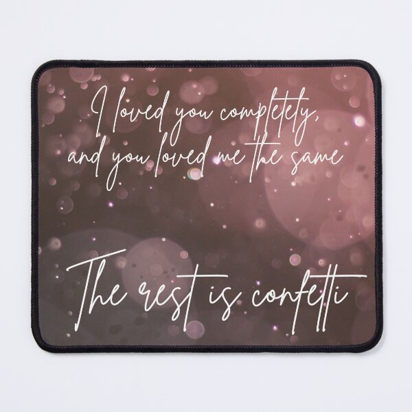 Item preview, The rest is confetti designed and sold by Hubblebug.