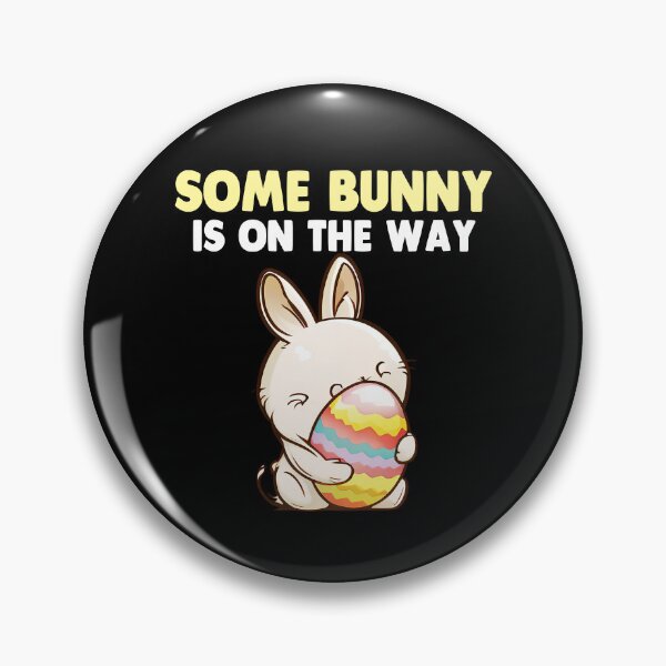 Item preview, Easter pregnancy reveal party Some bunny is on the way eggs Gift designed and sold by TMelonShop.