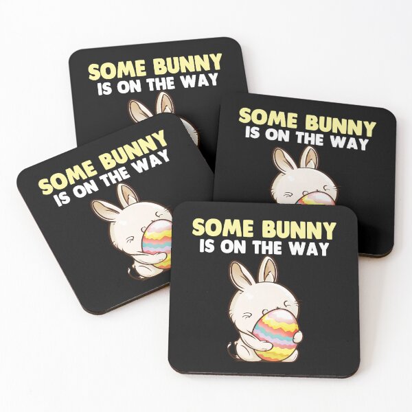 Item preview, Easter pregnancy reveal party Some bunny is on the way eggs Gift designed and sold by TMelonShop.