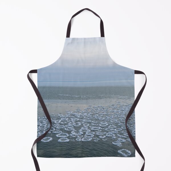 Item preview, The Coolest Lily Pad Ice - Wintry Lake Erie from Crystal Beach Waterfront designed and sold by Georgia Mizuleva.