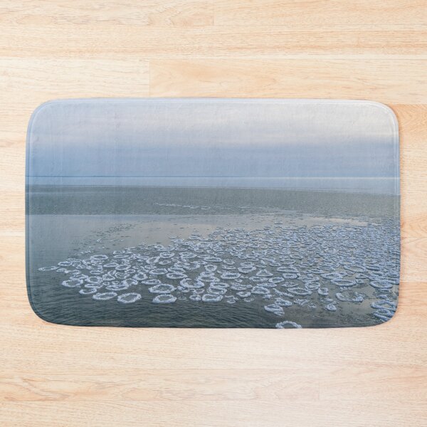 Item preview, The Coolest Lily Pad Ice - Wintry Lake Erie from Crystal Beach Waterfront designed and sold by Georgia Mizuleva.
