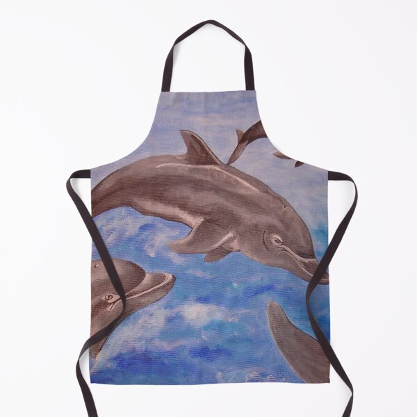 Item preview, A Pod of Playful Jumping Dolphins designed and sold by taiche.
