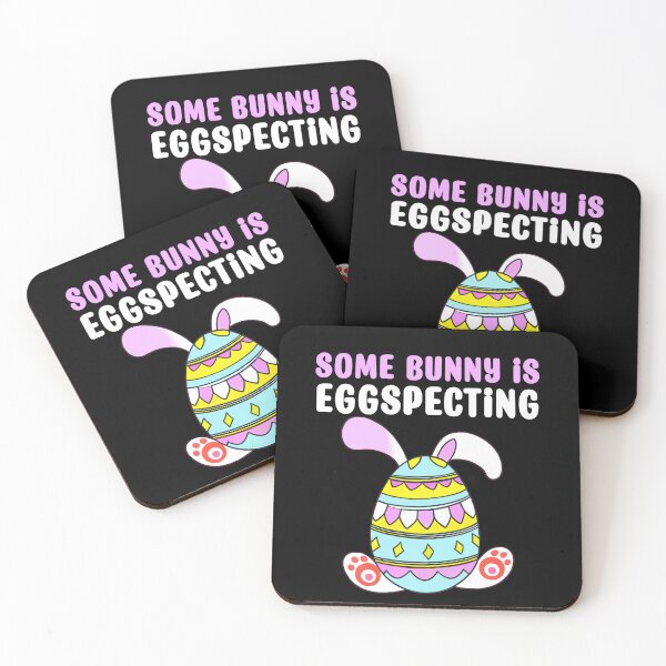 Item preview, Easter pregnancy announcement Some bunny is eggspecting eggs Gift designed and sold by TMelonShop.