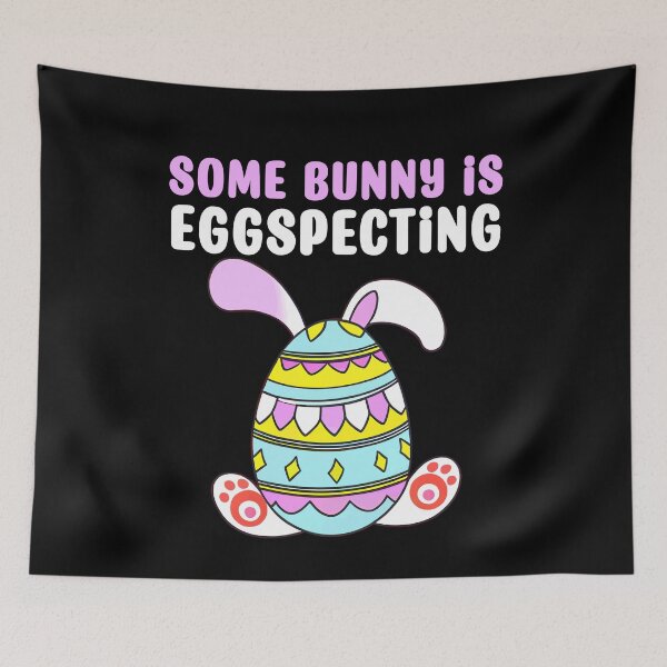 Item preview, Easter pregnancy announcement Some bunny is eggspecting eggs Gift designed and sold by TMelonShop.