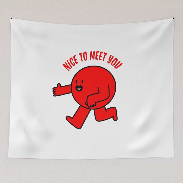 Item preview, Greetings: A Friendly Handshake - Red designed and sold by MalaloStudio.