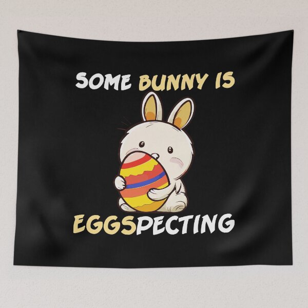 Item preview, Easter pregnancy announcement fun Some bunny is eggspecting Gift designed and sold by TMelonShop.