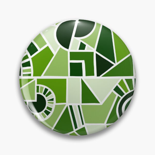 Artikelvorschau, Green Quirky Shaped Geometric Patterns entworfen und verkauft von SemDesigns1.