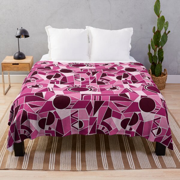 Artikelvorschau, Pink Quirky Shaped Geometric Patterns entworfen und verkauft von SemDesigns1.