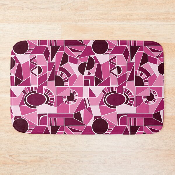 Artikelvorschau, Pink Quirky Shaped Geometric Patterns entworfen und verkauft von SemDesigns1.