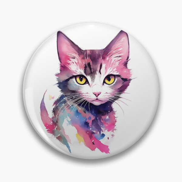 Item preview, Dreamy Cat: A Soothing Watercolor Illustration designed and sold by Arterat.