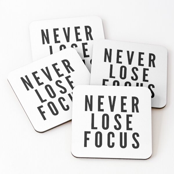 Item preview, Never Lose Focus - Motivational Words designed and sold by texteestore.