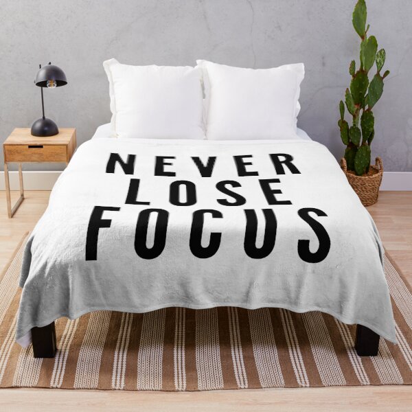 Item preview, Never Lose Focus - Motivational Words designed and sold by texteestore.