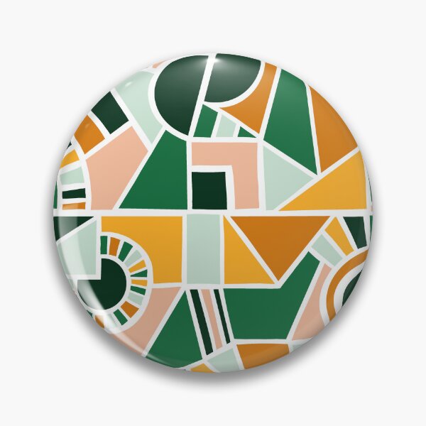 Artikelvorschau, Autumn - Green, Orange and Yellow Quirky Shaped Geometric Patterns entworfen und verkauft von SemDesigns1.