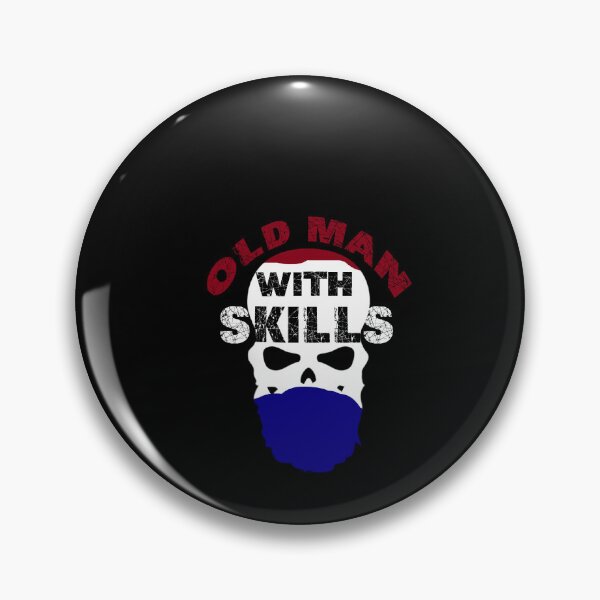 Item preview, Old man with skills - white,blue,red designed and sold by LA DESIGN.