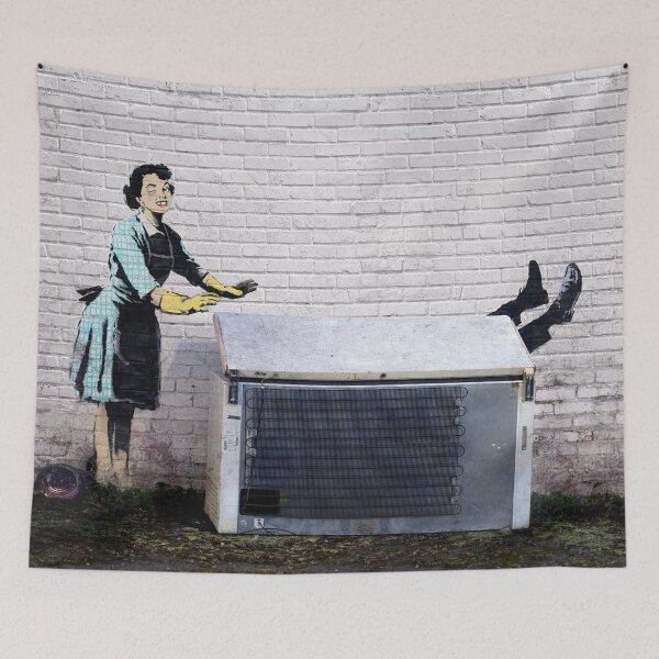 Item preview, Banksy Valentine’s Day Mascara - Original Mural designed and sold by WE-ARE-BANKSY.