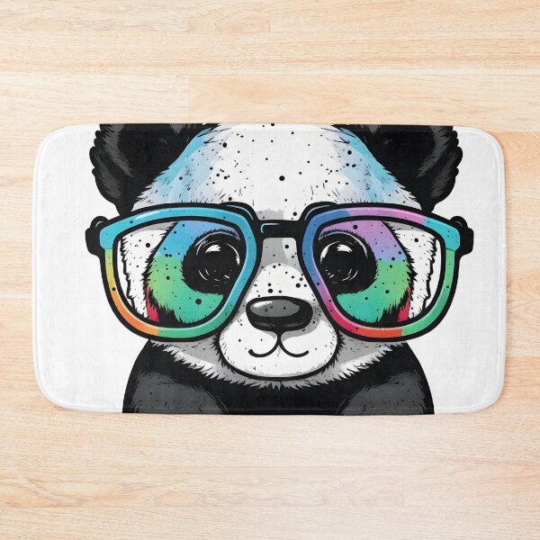 Item preview, Super Cute Panda with Glasses - Kawaii Cartoon Panda Bear designed and sold by JoshiexJames.