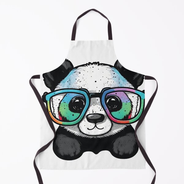 Item preview, Super Cute Panda with Glasses - Kawaii Cartoon Panda Bear designed and sold by JoshiexJames.