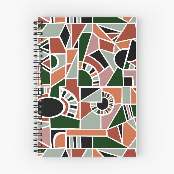 Item preview, Dull Dark Colours - Quirky Shaped Geometric Patterns designed and sold by SemDesigns1.