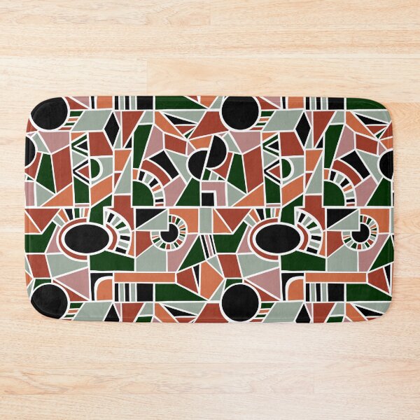 Artikelvorschau, Dull Dark Colours - Quirky Shaped Geometric Patterns entworfen und verkauft von SemDesigns1.