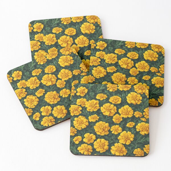 Item preview, October Marigold Pattern designed and sold by FamiliarPufferfish.