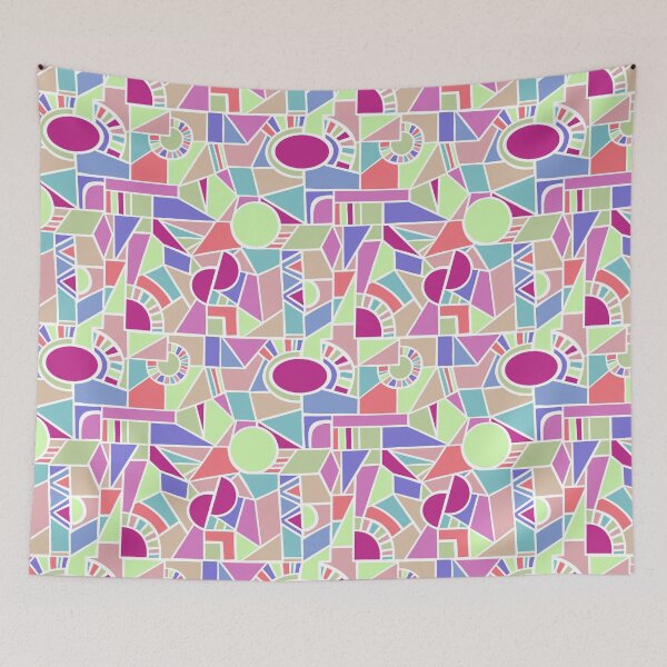 Artikelvorschau, Neon Colours - Quirky Shaped Geometric Patterns entworfen und verkauft von SemDesigns1.