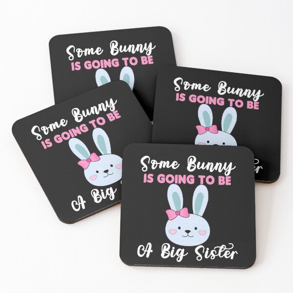 Item preview, Easter pregnancy announcement eggs Cute rabbit big sister Gift designed and sold by TMelonShop.