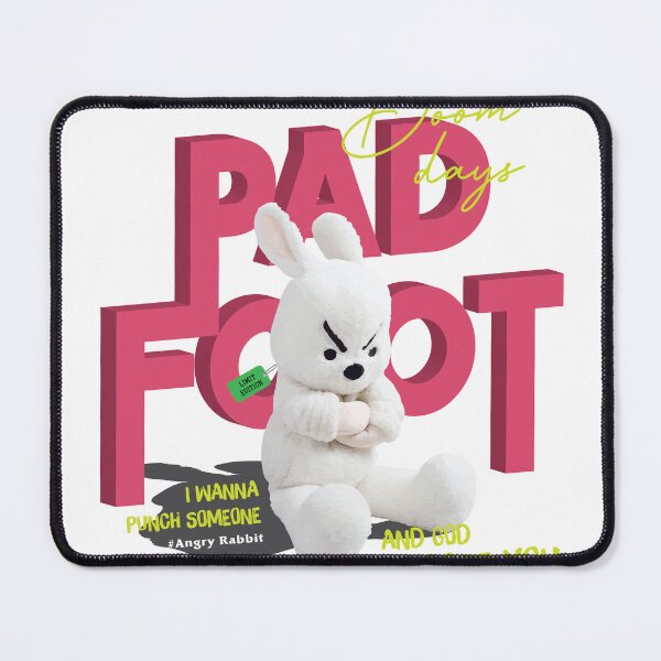 Item preview, Angry rabbit sitting funny designed and sold by stripedcarpet.